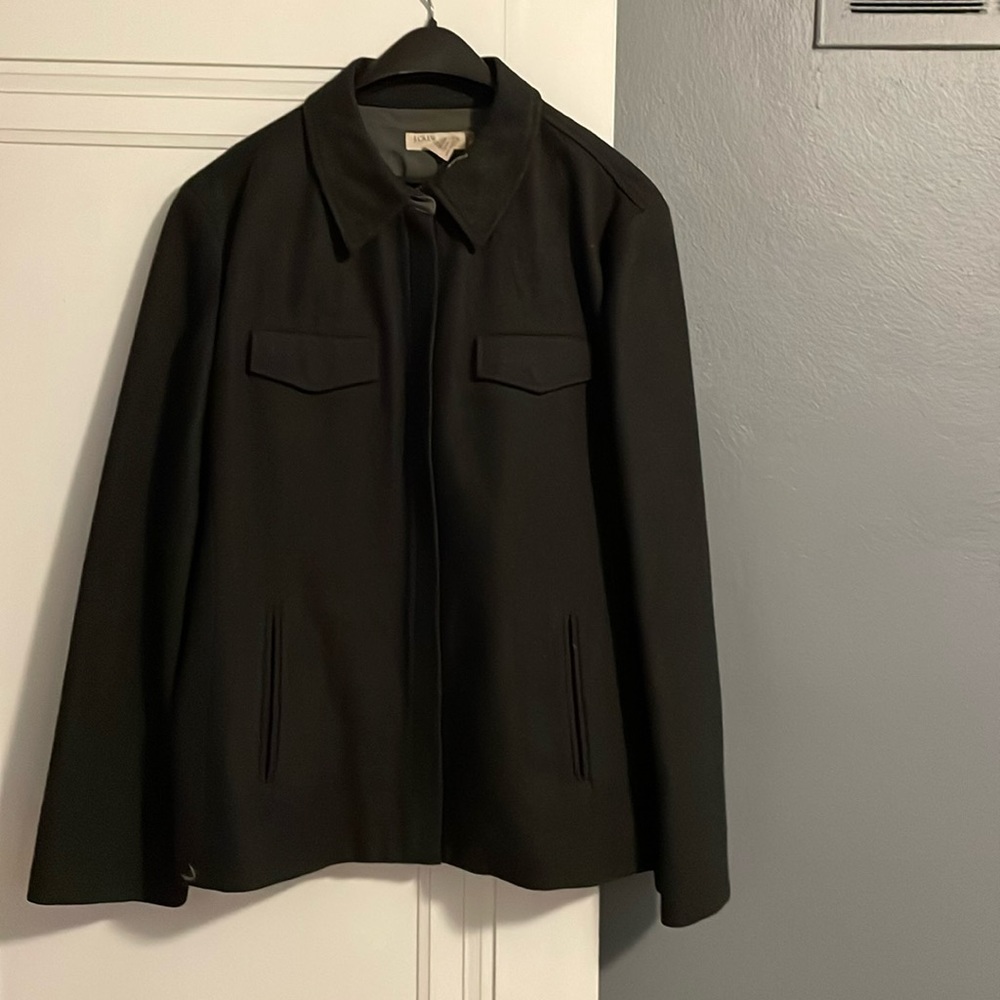 Wool blend coat